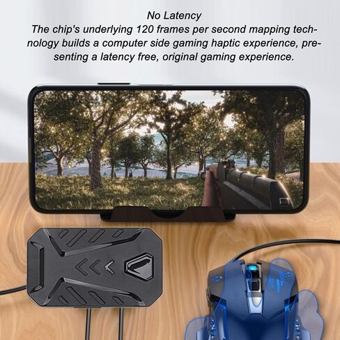 Zunate Half Hand Gaming Keyboard و Mouse Mouse Combo ، 3 in 1 Game Combo Pack ، لوحة مفاتيح ألعاب Half Hand مع وحدة تحكم Gamepad Mobile ، محول الماوس للكمبيوتر الشخصي in Saudi Arabia