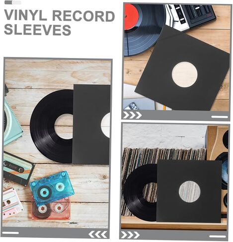 Milisten 6pcs سجل الفينيل الأكمام سجل Kraft Paper Coverts Protect Recover in Saudi Arabia