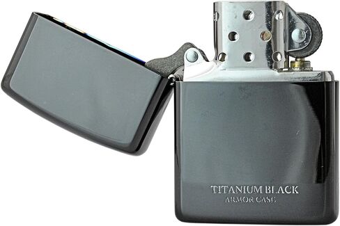Zippo ولاعة طلاء التيتانيوم الأسود 16-bktt in Saudi Arabia