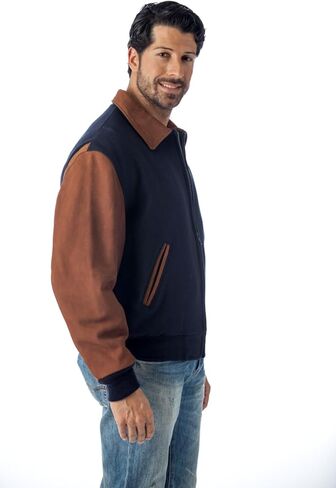 REED Men's Tall Executive Varsity Jacket Union Made in USA in Kuwait