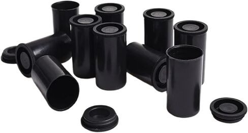 Canisters Film مع Caps 90pcs زجاجات فارغة علب أفلام صناديق تخزين الحاويات الطلاء (أبيض) in Kuwait