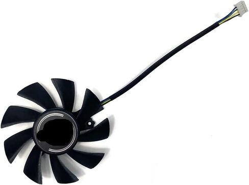 مروحة التبريد المتوافقة مع GTX 1660 1660Super 1660TI 2060 2060Super Ultra Graphics Card Card Fan (3pcs) in Saudi Arabia