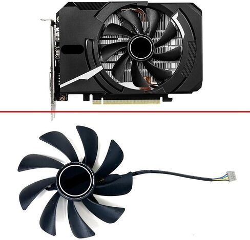 Cooling Fan 95mm 4pin XY-D10015SH HA10015H12SB-Z Compatible with GTX1660TI 1650 RTX2060 ITX Video Card Fans in Saudi Arabia