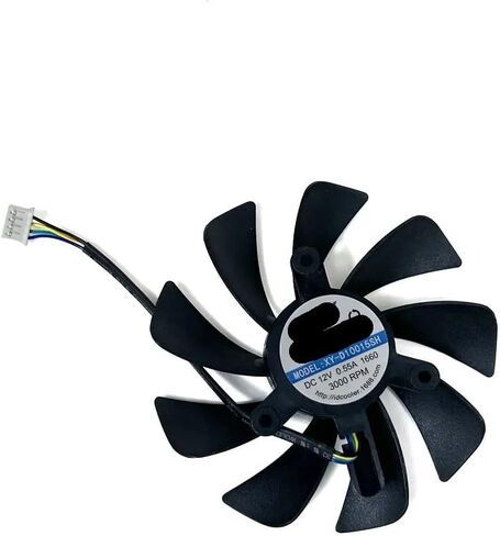 Cooling Fan 95mm 4pin XY-D10015SH HA10015H12SB-Z Compatible with GTX1660TI 1650 RTX2060 ITX Video Card Fans in Saudi Arabia
