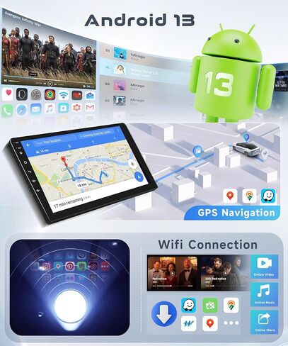 4G+64G CAR Radio Stereo لتويوتا كامري 2006-2011 ، CARPLAY اللاسلكي Android Auto 9 بوصة شاشة تعمل باللمس in Kuwait