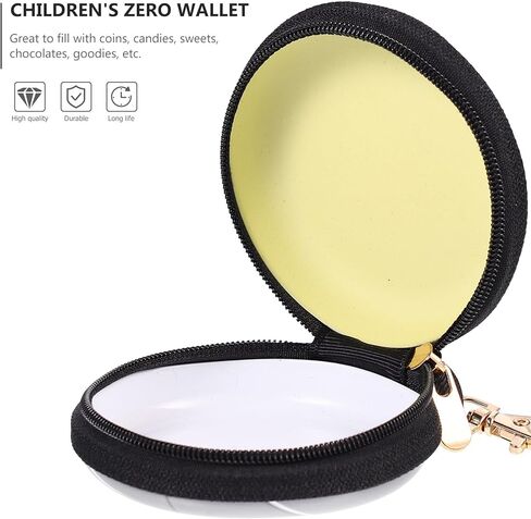 6 pcs Shape Women Keychain Pattern Shaped Zipper Coin Gift Design Sports Lover Change Teens Storage Purses Decorative Earphone Keys Case Wallet Tinplate Purse Volleyball Girls for, As Shownx3pcs, in Kuwait