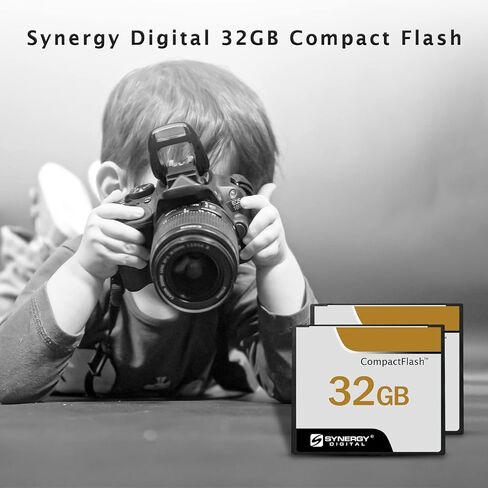 Synergy Digital 32GB Compact Flash Memory Cards, Compatible with Canon Powershot A95 Digital Camera - 50MB/s - Pack of 3 in Saudi Arabia