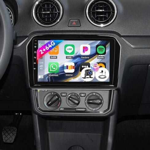 [2+64G] Android 15 Car Stereo for VW Jetta 2013-2017 with Wireless Carplay&Android Auto,9 Inch Touch Screen Car Radio with Mirror Link Bluetooth FM/RDS Radio WiFi GPS EQ SWC in Saudi Arabia