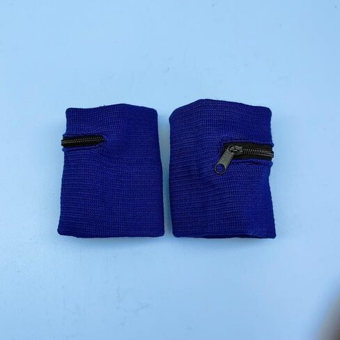 2pcs محفظة معصم قابلة للتنفس ، فرقة رياضية مع Zipper Pocket للبطاقات Keys Cash Running Gym Travel in Saudi Arabia