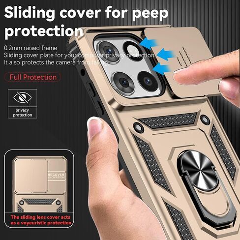 بالنسبة إلى Motorola Moto G Stylus 5G 2025 CASE مع واقي شاشة زجاجي مقسى وغطاء كاميرا شريحة ، وغطاء واقعي للسيارة المغناطيسية لـ Motorola Moto G Stylus 5G 2025 GOLD in Kuwait