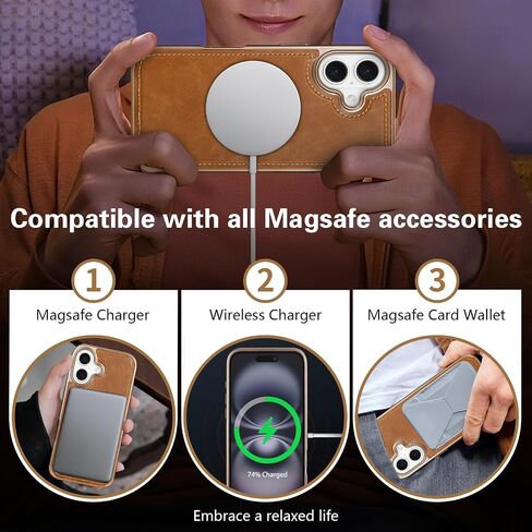 Kecake for iPhone 16 6.1 بوصة الشعار الجلدية الفاخرة مرئية عتيقة غلاف واقٍ ضئيل للغاية (تمساح أسود مع تقليم أسود) in Saudi Arabia