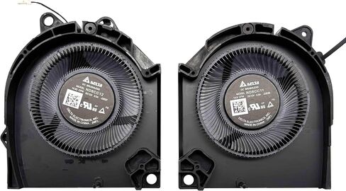 BestParts New Genuine CPU + GPU Cooling Fan Replacement for DELL G15 5535 (Only for RTX 40 Series), P/N: ND8CC11-22E06 ND8CC11-22E07, 12V Fan (Note: Does not fit RTX 3050 Series) in Saudi Arabia