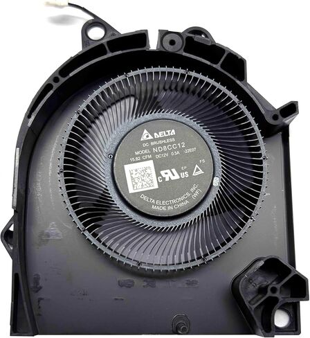 BestParts New Genuine CPU + GPU Cooling Fan Replacement for DELL G15 5535 (Only for RTX 40 Series), P/N: ND8CC11-22E06 ND8CC11-22E07, 12V Fan (Note: Does not fit RTX 3050 Series) in Saudi Arabia