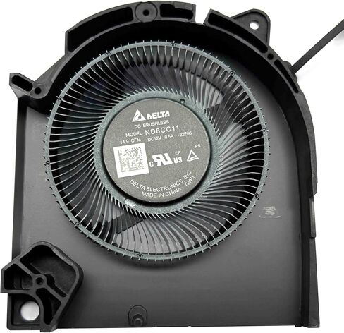 BestParts New Genuine CPU + GPU Cooling Fan Replacement for DELL G15 5535 (Only for RTX 40 Series), P/N: ND8CC11-22E06 ND8CC11-22E07, 12V Fan (Note: Does not fit RTX 3050 Series) in Saudi Arabia
