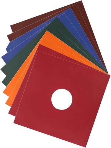 MAGICLULU 5pcs Vinyl Record Sleeves Protective Covers for Simple Design Prevents Dust and Enhances Record Longevity for Collectors and in Saudi Arabia