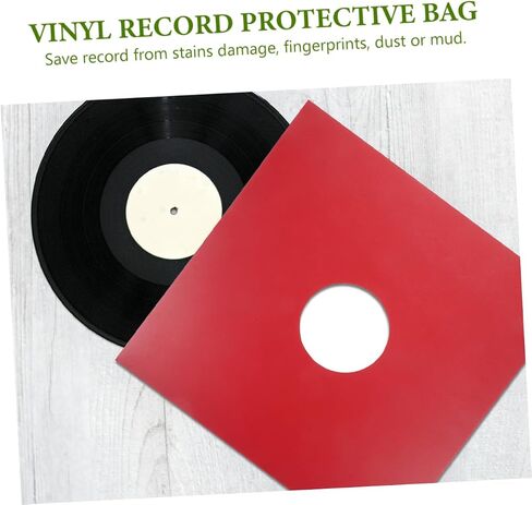 MAGICLULU 5pcs Vinyl Record Sleeves Protective Covers for Simple Design Prevents Dust and Enhances Record Longevity for Collectors and in Saudi Arabia