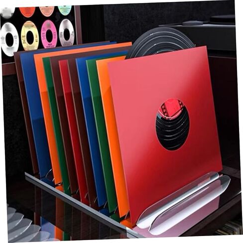 MAGICLULU 5pcs Vinyl Record Sleeves Protective Covers for Simple Design Prevents Dust and Enhances Record Longevity for Collectors and in Saudi Arabia