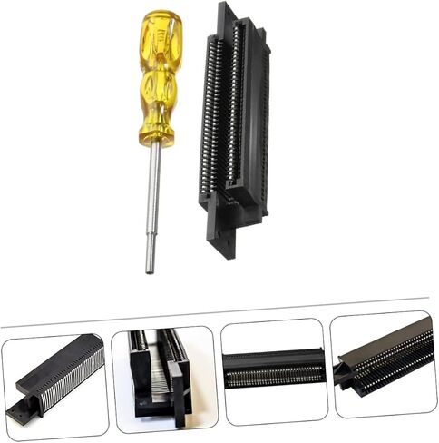 ARTIBETTER 2pcs NES-Connector Game Console Gaming IEM Game Machine Accessories 72 Pin Connector Console Slot Tool 72 Pin Replacement Connector Machine Repair Part Plastic Black in Saudi Arabia