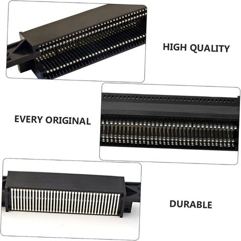 ARTIBETTER 2pcs NES-Connector Game Console Gaming IEM Game Machine Accessories 72 Pin Connector Console Slot Tool 72 Pin Replacement Connector Machine Repair Part Plastic Black in Saudi Arabia