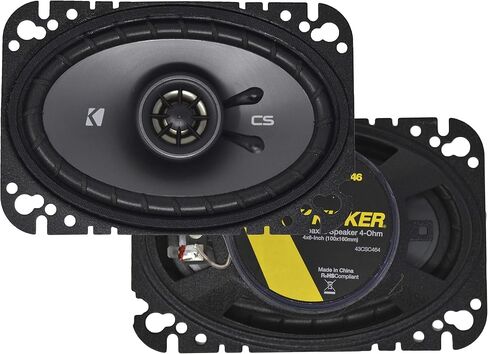 Kicker 43CSC464 CSC46 4x6 بوصة مكبرات صوت محورية ، 4 أوم in Saudi Arabia