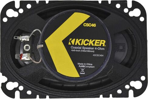 Kicker 43CSC464 CSC46 4x6 بوصة مكبرات صوت محورية ، 4 أوم in Saudi Arabia