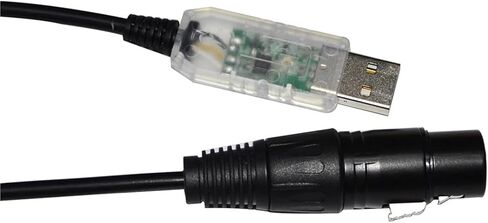 RS485 DMX512 to USB XLR 3PIN 3P DMX Female Controller KABLE(5m,Color C) in Kuwait