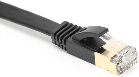 10 جيجابت في الثانية CAT7 مسطح مزدوج كابل إيثرنيت مزدوج مزدوج سلك ملتوية من 8 نواة لأجهزة التوجيه ، وأجهزة الكمبيوتر ، وأجهزة التلفزيون الذكية ، وشبكات المكاتب (20M) in Saudi Arabia
