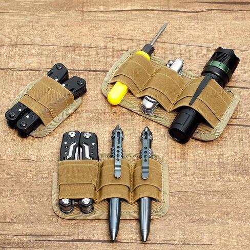 3 PCS EDC Elastic Organizer Patch, Tactical Bag Insert Elastic Bracket Secured with Hook Fastening in Saudi Arabia
