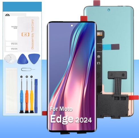 Original for Motorola Moto Edge 2024 Screen Replacement 6.6" for Moto XT2405V, XT-2405V LCD Screen Display Touch Digitizer Assembly Replacement(Not for 2022/2023/ 2025) in Saudi Arabia