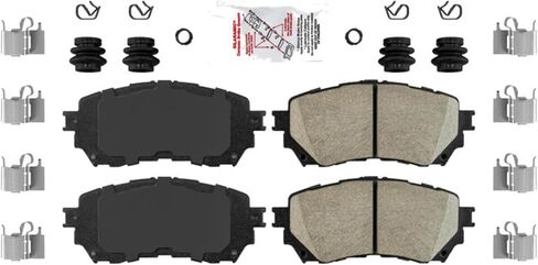 Front Ceramic Disc Brake Pads NWF-PRC2275 For 2020-2022 Mazda CX-30 264.8mm Rear Rotor or 302.7mm in Kuwait