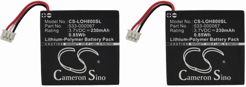 (2 Pack) XSP Battery for LOGITECH H800 PN LOGITECH 533-000067 AHB472625PST L/N: 1109 L/N: 1110 Synergy AHB472625PST in Saudi Arabia