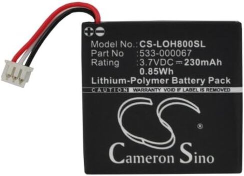 (2 Pack) XSP Battery for LOGITECH H800 PN LOGITECH 533-000067 AHB472625PST L/N: 1109 L/N: 1110 Synergy AHB472625PST in Saudi Arabia