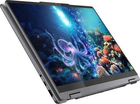 Lenovo Yoga 7 2-in-1 Laptop: 14 "Wuxga Touchscreen • Intel Core Ultra 7 256V • Intel Arc Graphics 140V • 16 GB LPDDR5 SDRAM • 2 TB SSD • WIN11 Home • WIFI 7 • Backleit KB • 5MP + IR Camera • TB 4 in Kuwait
