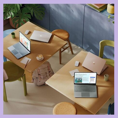 كمبيوتر محمول Microsoft Surface GO 3 كمبيوتر محمول (2022) Touch | 12.4 "1536x1024 | Core I5-1235U - 256GB SSD DRIVE - RAM 16GB | 10 CORES @ 4.4 GHZ WIN 11 Home Silver (متجدد) in Saudi Arabia