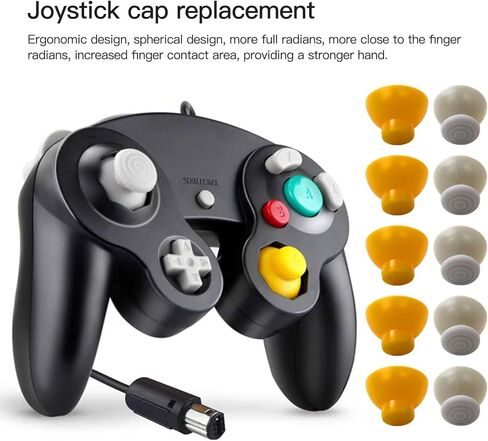 10pcs استبدال غطاء التناظرية لعصا التناظرية لوحدة التحكم في gamecube - joolstick thumbstick in Saudi Arabia