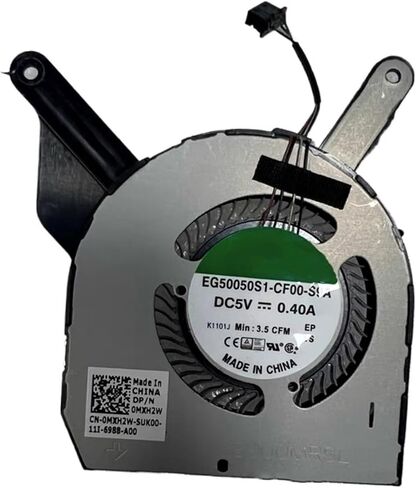 0MXH2W 0XYG4C for Latitude 5400 5402 Laptop Cooling Fan Cooler Fan Heatsink Radiator CN-0MXH2W CN-0XYG4C(Silver Cooling Fan) in Saudi Arabia
