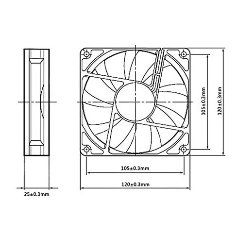 Model Crystal Cold Beauty Transparent Dreamlike Color 12cm 120mm Case Cooling Cooler Fan 3pin 4pin in Saudi Arabia