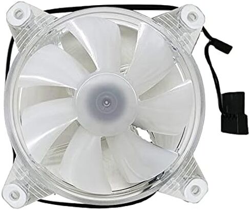 Model Crystal Cold Beauty Transparent Dreamlike Color 12cm 120mm Case Cooling Cooler Fan 3pin 4pin in Saudi Arabia