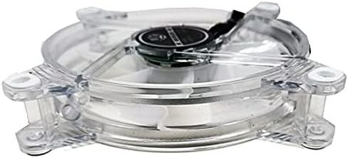 Model Crystal Cold Beauty Transparent Dreamlike Color 12cm 120mm Case Cooling Cooler Fan 3pin 4pin in Saudi Arabia