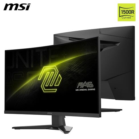 MSI MAG 275CQF E18 27 بوصة 2560 × 1440 (QHD) شاشة ألعاب ، 180 هرتز ، المزامنة التكيفية ، HDR جاهزة ، HDMI ، منفذ VGA ، VESA Mountain in Saudi Arabia