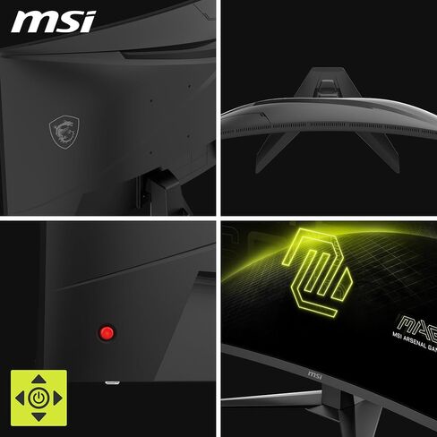 MSI MAG 275CQF E18 27 بوصة 2560 × 1440 (QHD) شاشة ألعاب ، 180 هرتز ، المزامنة التكيفية ، HDR جاهزة ، HDMI ، منفذ VGA ، VESA Mountain in Saudi Arabia