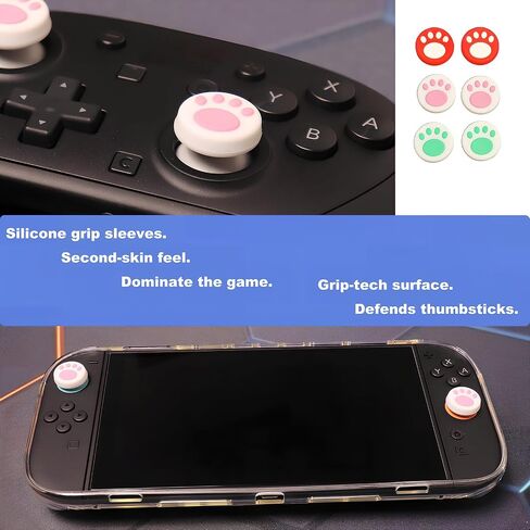 Lesuti 3-in-1 Kit لـ Nintendo Switch 2 (2025)-واقي الشاشة الزجاجي المقسّر (حزمة 2 ، محاذاة تلقائية) ، غطاء واقعي وردي وردي و 6 عبوات مضادة للانزلاق | حزمة الملحقات النهائية in Saudi Arabia
