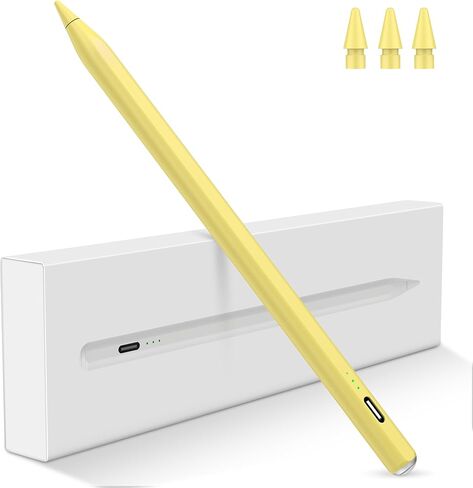 قلم الأسلوب لـ iPad 2025-2018 ، 15 دقيقة قلم رصاص سريع لشحن iPad A16 11/10/9/8/7/6th Gen ، Air M3 M2 11 "/13"/5/3. ، Pro M4 11 "/12.9/13" in Kuwait