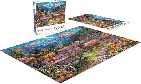 Buffalo Games - Chuck Pinson - Free to Roam - 1000 Piece Jigsaw Puzzle for Adults Challenging Puzzle Perfect for Game Nights - Finished Size 26.75 x 19.75 in Saudi Arabia