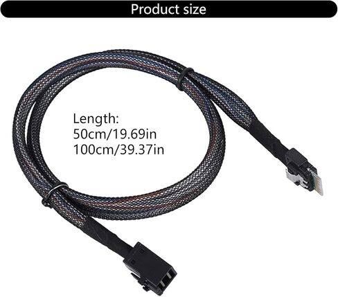 Highly Speed PCIE4.0 SFF8654 4i 38P to SFF8643 Cable for Internal Device Connection 5Ohms Most in Saudi Arabia