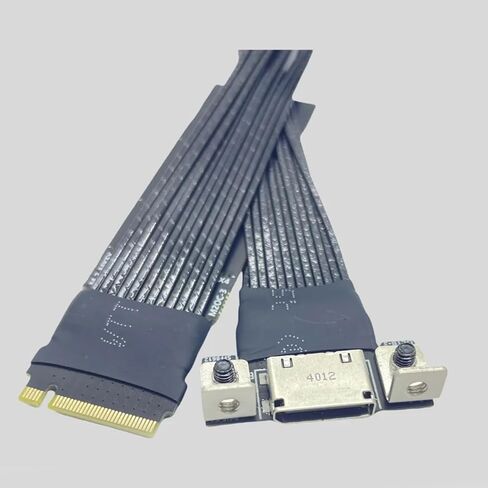 to 4i SFF8611 Extension Cable Silver Plating Wire for Desktop and Notebook Conversion with Optional Length in Kuwait