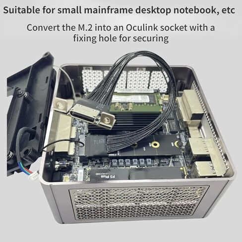 to 4i SFF8611 Extension Cable Silver Plating Wire for Desktop and Notebook Conversion with Optional Length in Kuwait