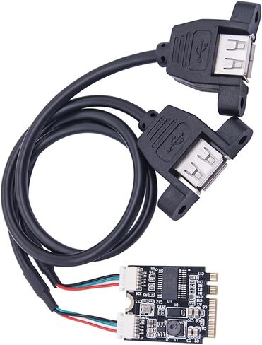 PCIe/A+E to USB Adapter PCIe to USB Cable for Seamlessly Device Connectivities on Computers Notebook in Saudi Arabia