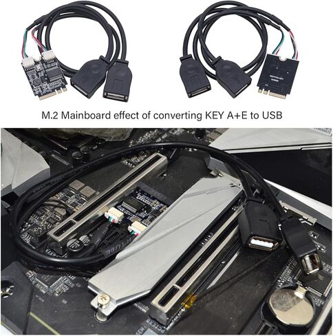 PCIe/A+E to USB Adapter PCIe to USB Cable for Seamlessly Device Connectivities on Computers Notebook in Saudi Arabia