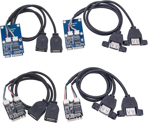 PCIe/A+E to USB Adapter PCIe to USB Cable for Seamlessly Device Connectivities on Computers Notebook in Saudi Arabia